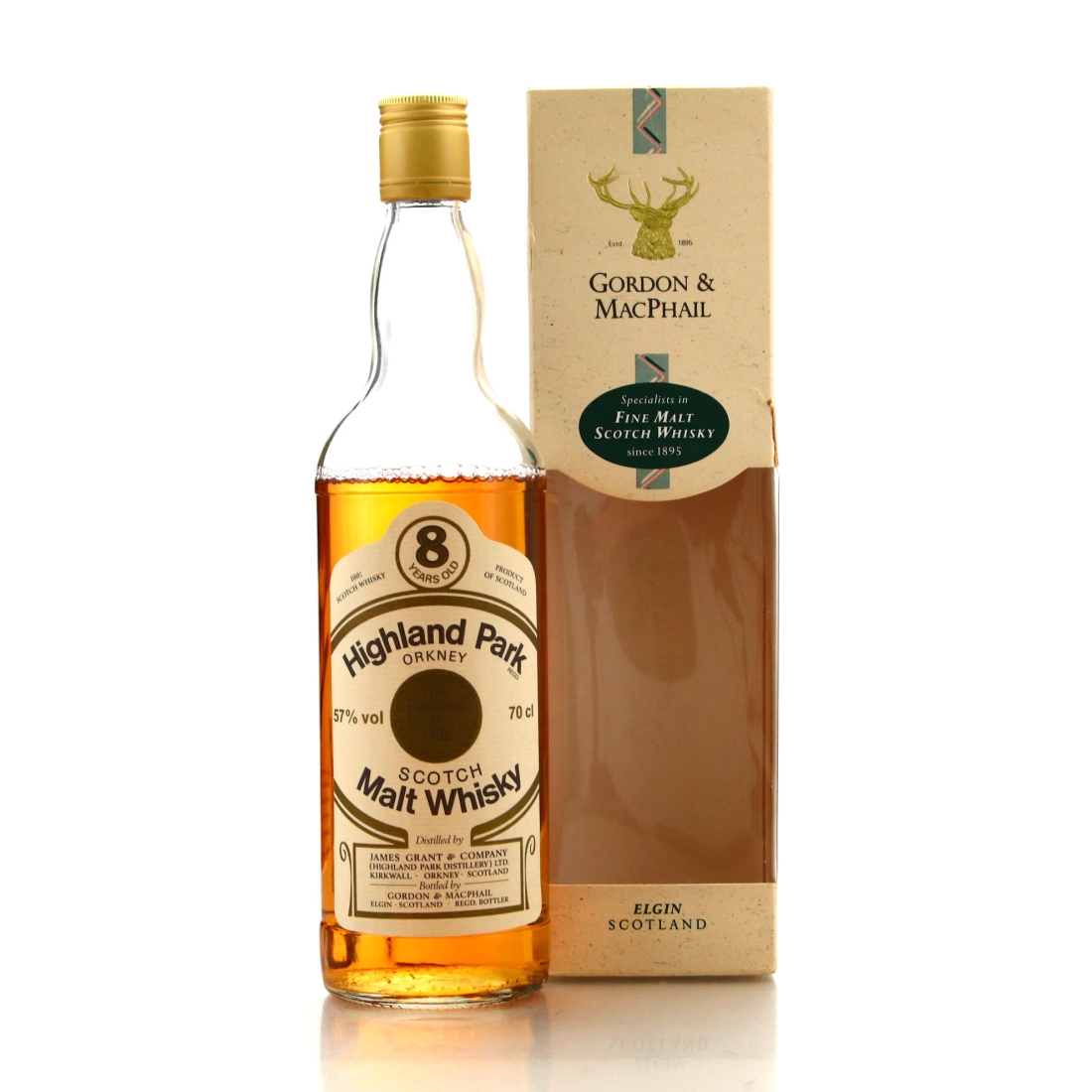 Highland Park 8 Year Old Gordon and MacPhail 57% 1990s
