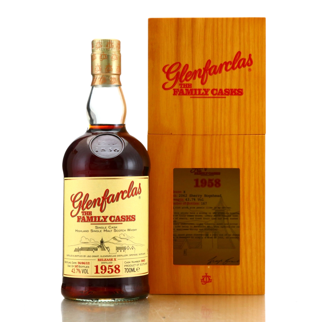 Glenfarclas 1958 Family Cask #2062 / Release X