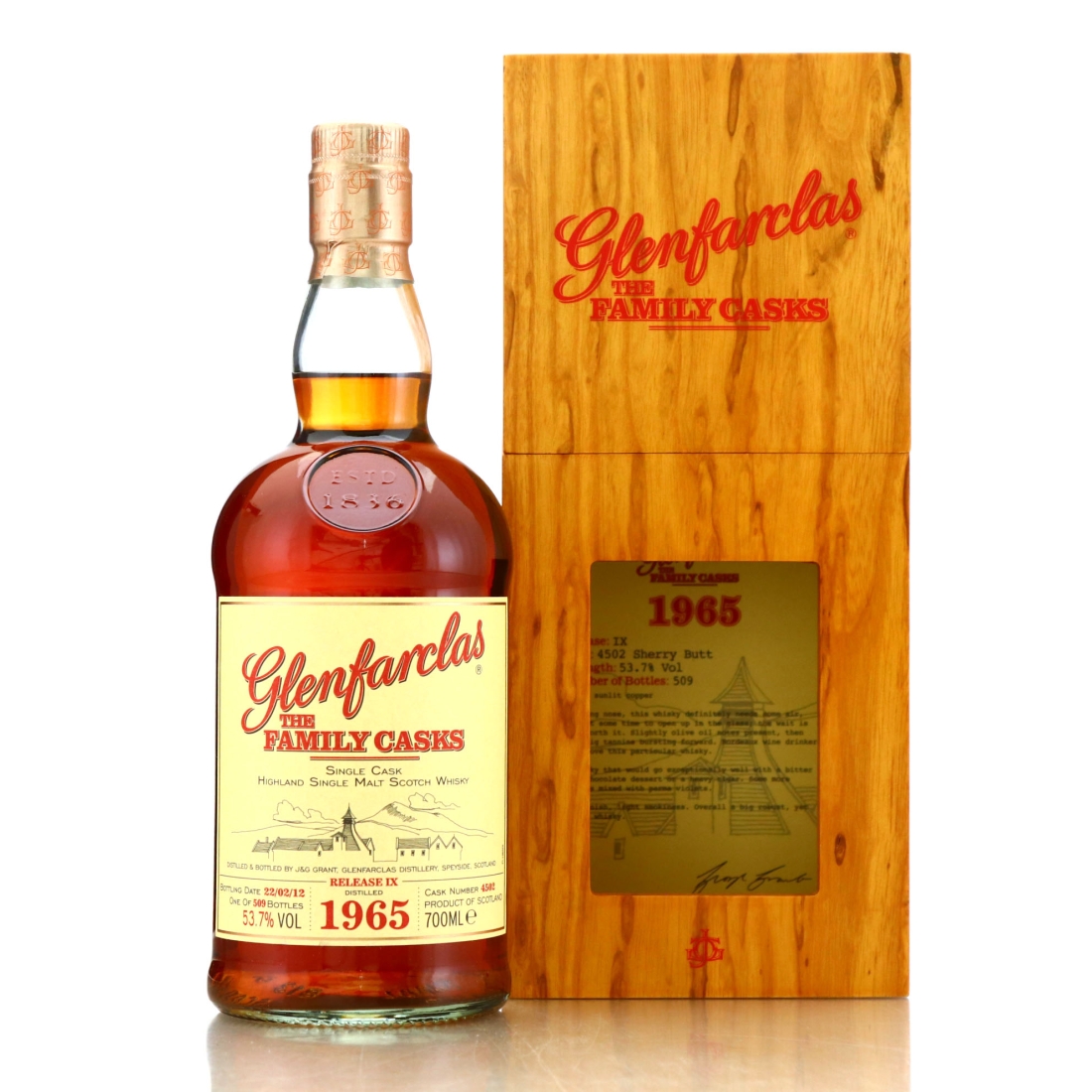 Glenfarclas 1965 Family Cask #4502 / Release IX