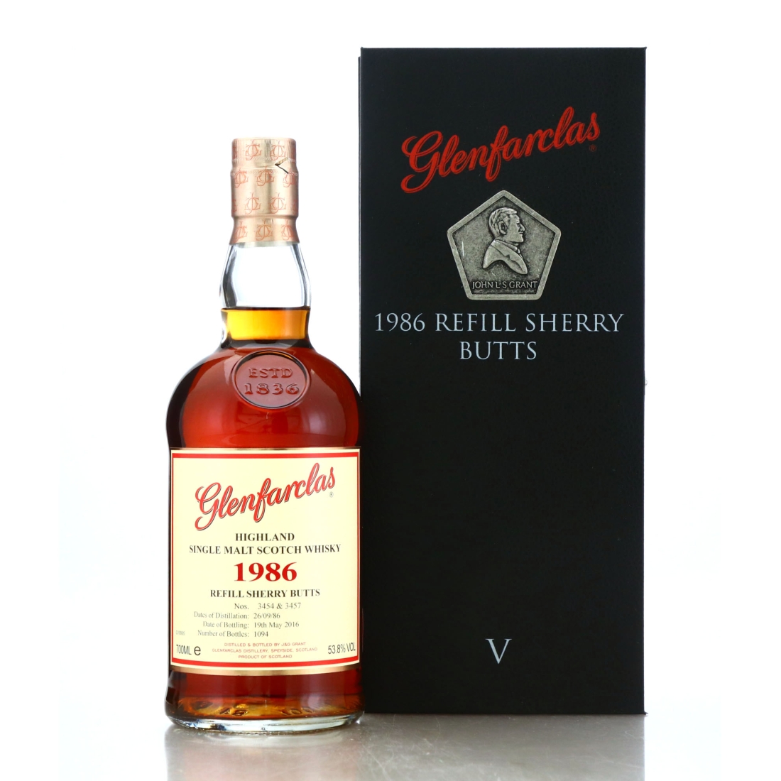 Glenfarclas 1986 Refill Sherry Butts Collector Series V