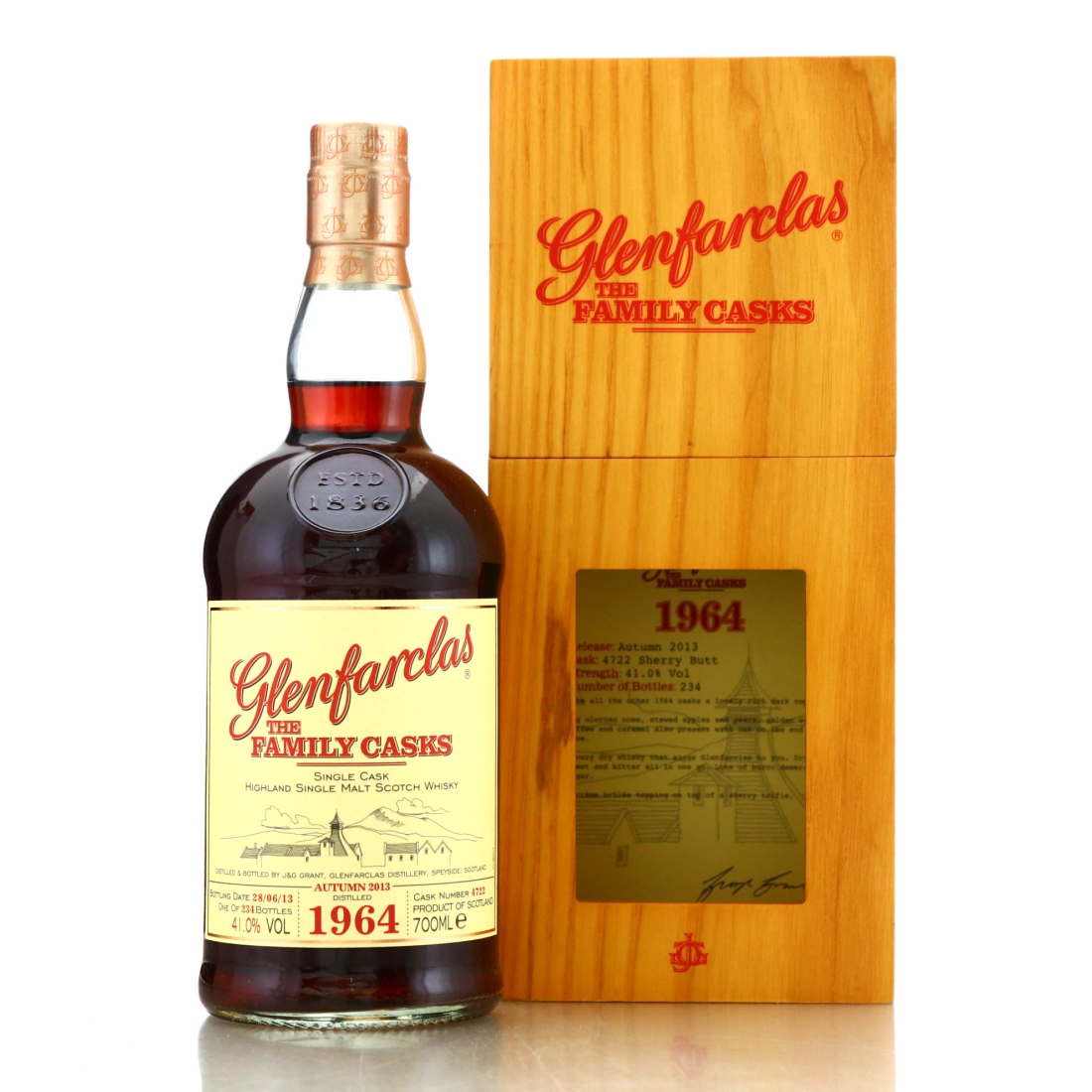 Glenfarclas 1964 Family Cask #4722 / Autumn 2013