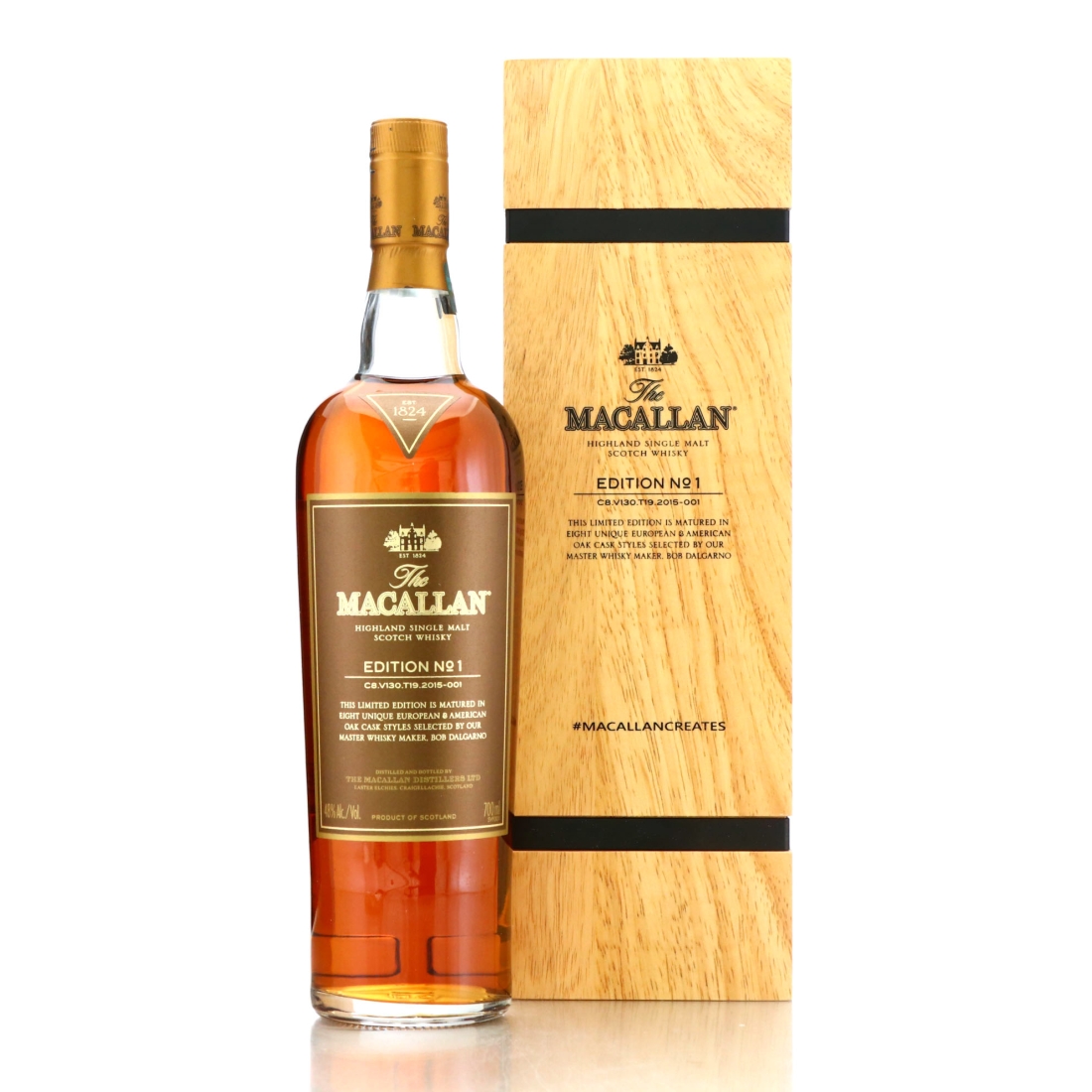 Macallan Edition No.1 Wooden Box
