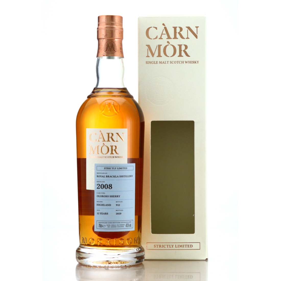 Royal Brackla 2008 Carn Mor 12 Year Old