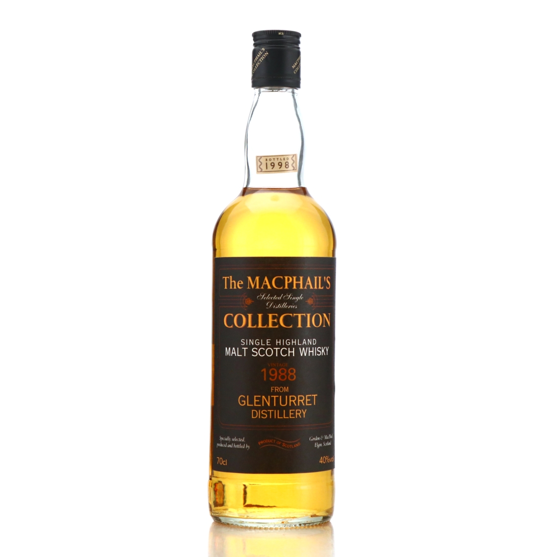 Glenturret 1988 Gordon and MacPhail bottled 1998
