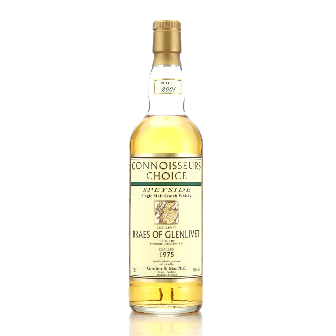 Braes of Glenlivet 1975 Gordon and MacPhail bottled 2001