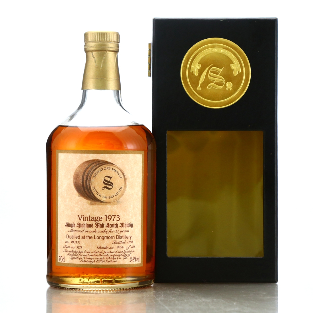 Longmorn 1973 Signatory Vintage 21 Year Old