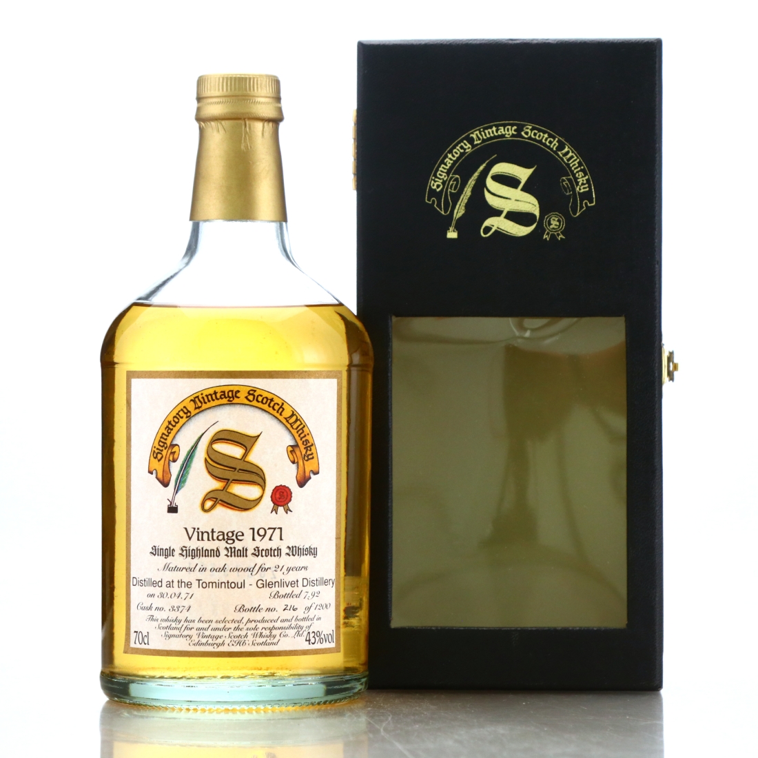 Tomintoul 1971 Signatory Vintage 21 Year Old