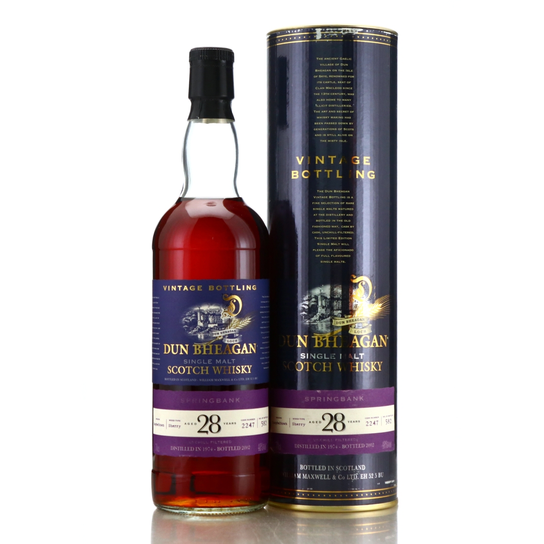 Springbank 1974 Dun Bheagan 28 Year Old