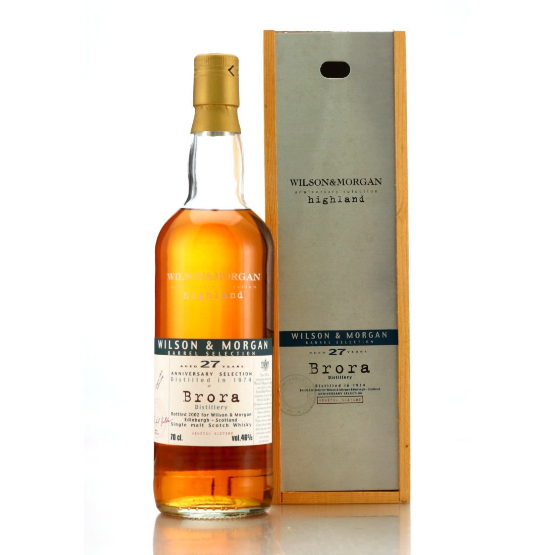 Brora 1974 Wilson and Morgan 27 Year Old / Anniversary Selection