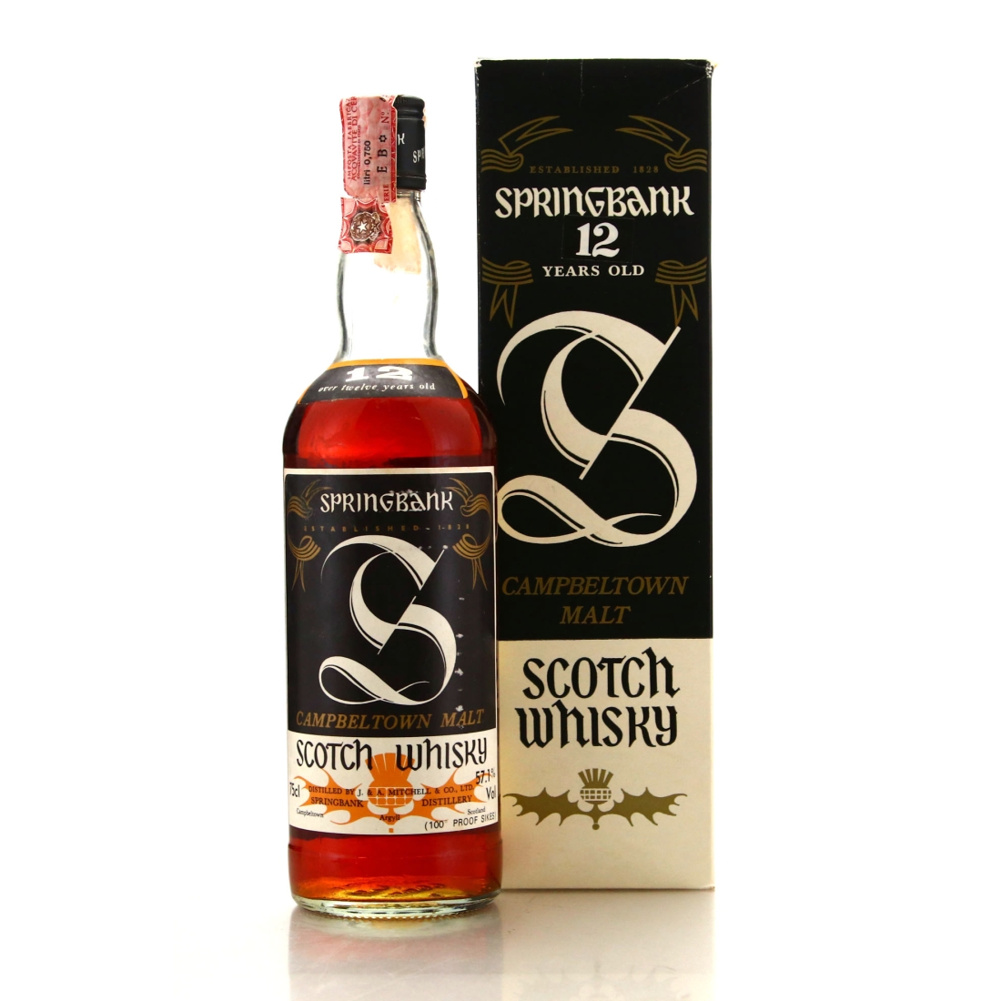 Springbank 12 Year Old Cask Strength Sherry Casks 1980s / Samaroli Import