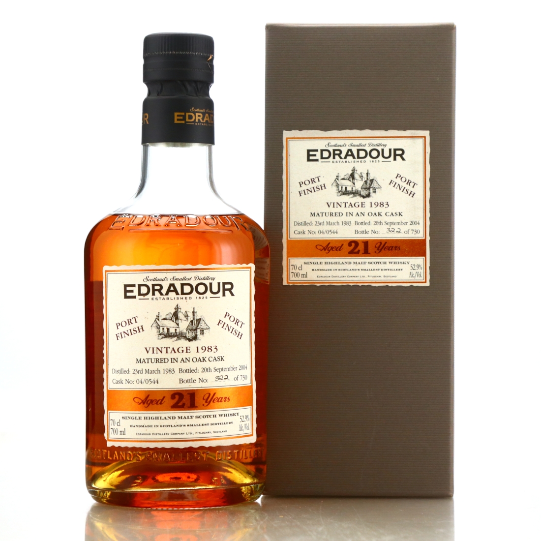 Edradour 1983 Single Port Cask Finish 21 Year Old #0544