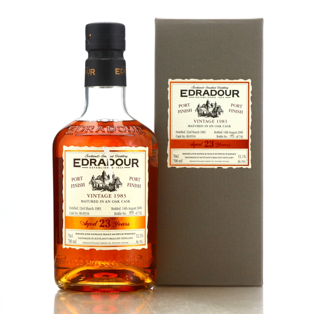 Edradour 1983 Single Port Cask Finish 23 Year Old #0554