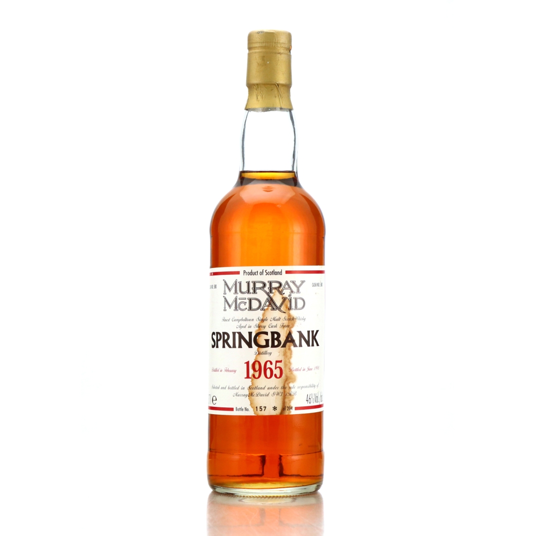 Springbank 1965 Murray McDavid #580