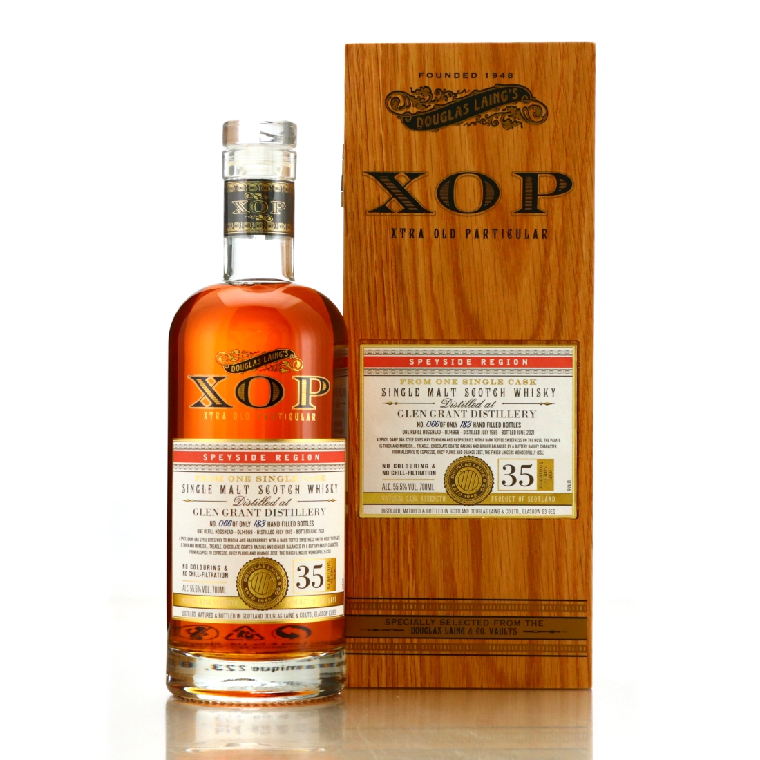 Glen Grant 1985 Douglas Laing 35 Year Old XOP