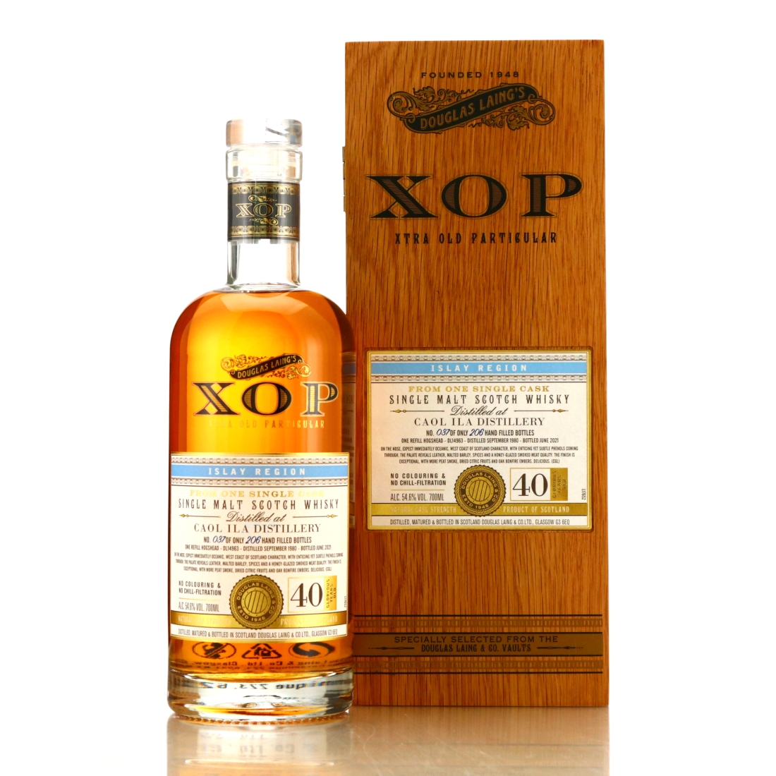 Caol Ila 1980 Douglas Laing 40 Year Old XOP