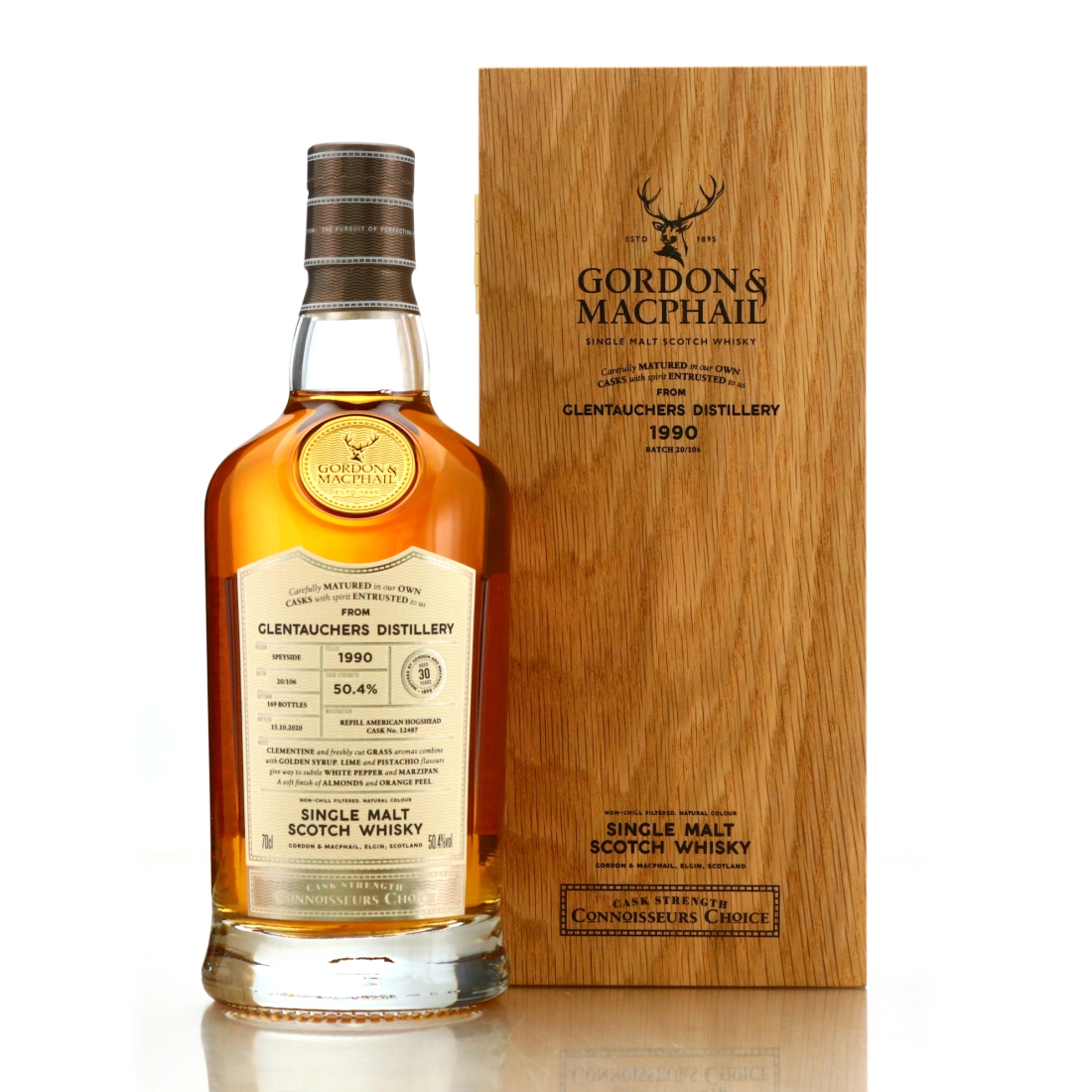 Glentauchers 1990 Gordon and MacPhail 30 Years Old Batch #20/106