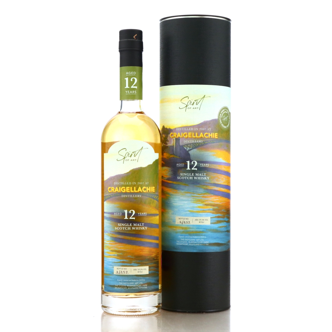 Craigellachie 2007 Spirit of Art 12 Year Old / includes Poster