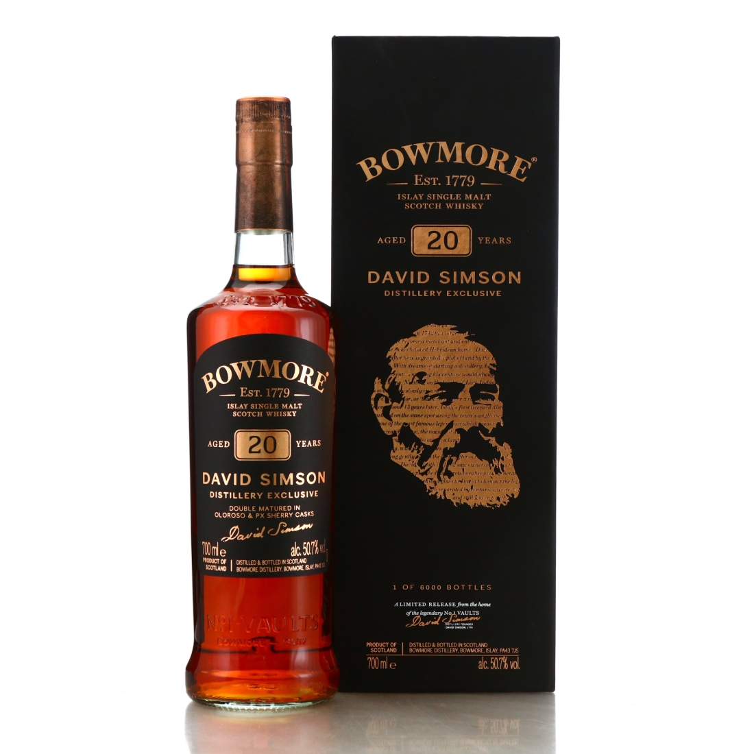 Bowmore 20 Year Old David Simson / Distillery Shop