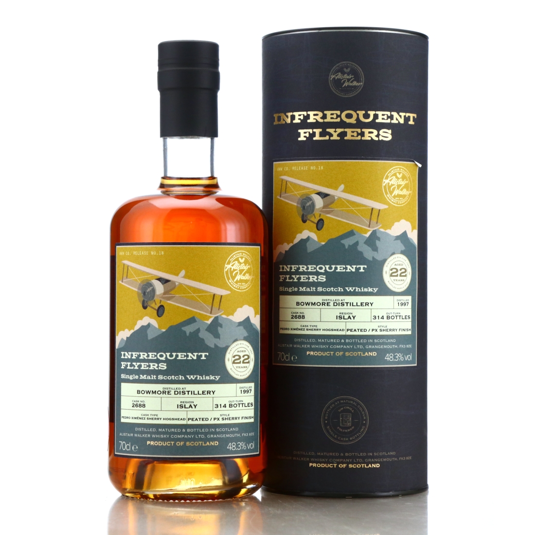 Bowmore 1997 Infrequent Flyers 22 Year Old