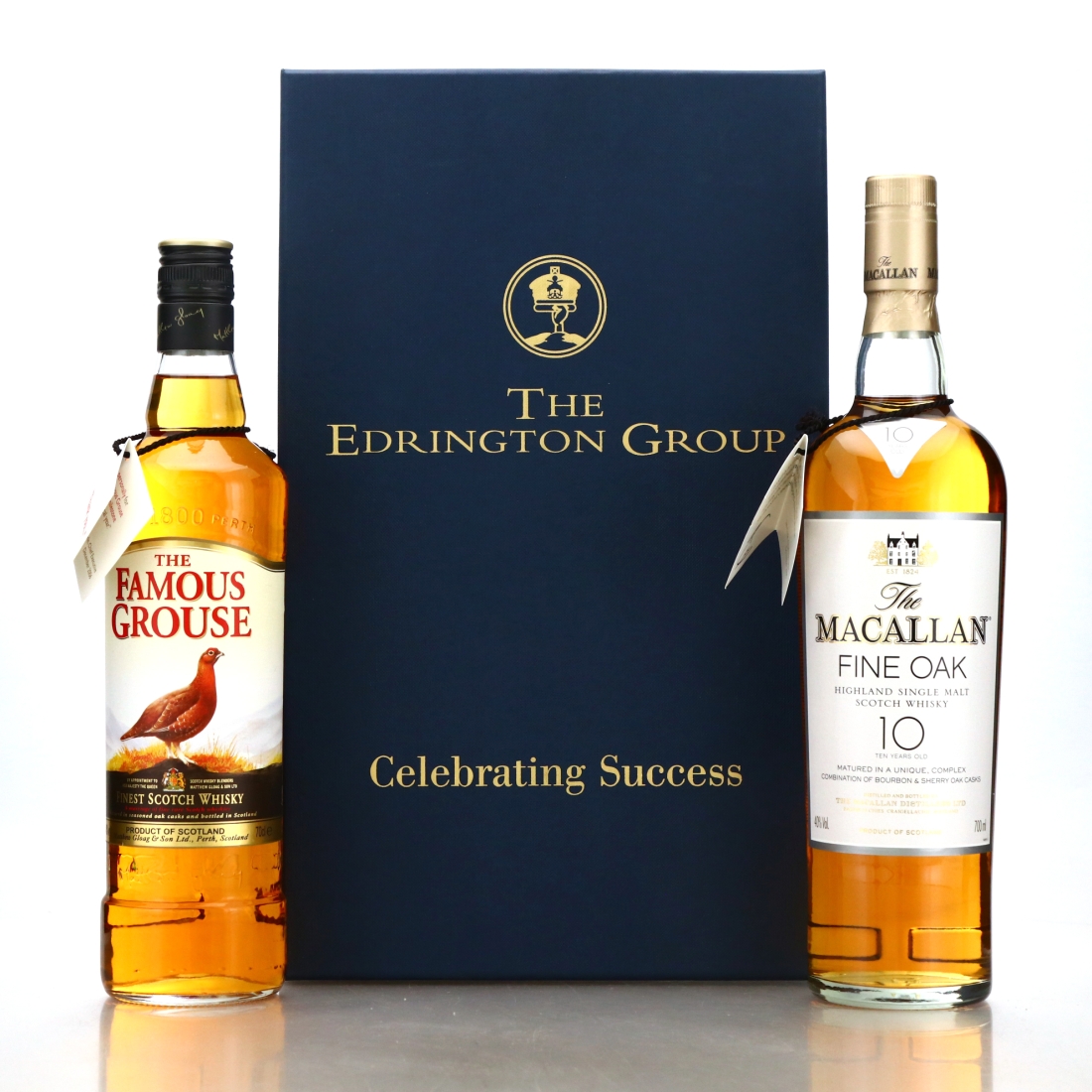 The Edrington Group Celebrating Success 2 x 70cl / Macallan Fine Oak & Famous Grouse