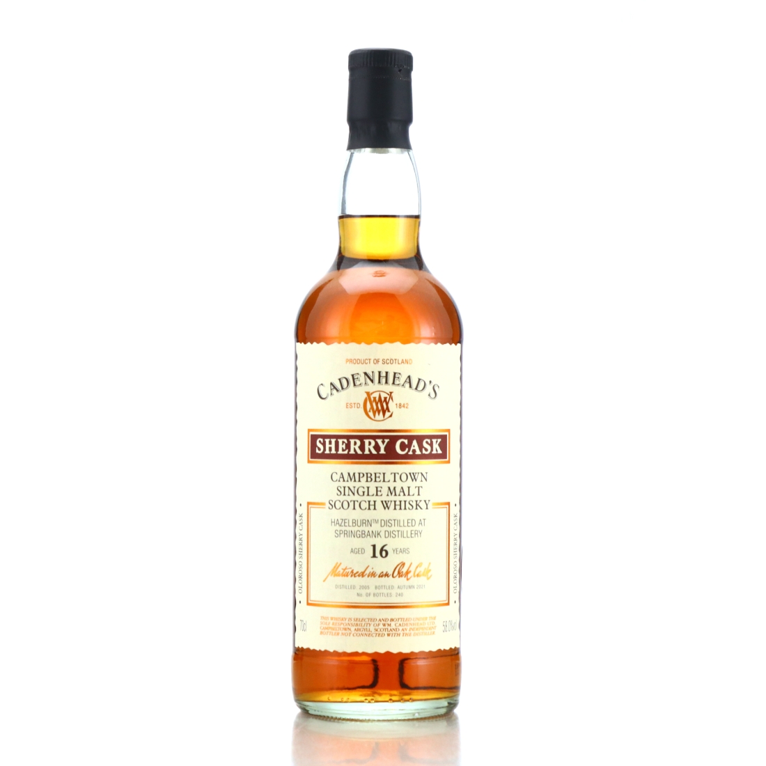 Hazelburn 2005 Cadenhead's 16 Year Old Sherry Cask