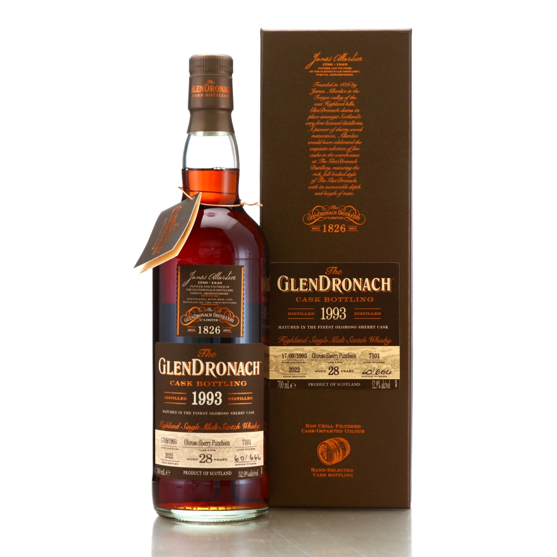 Glendronach 1993 Single Oloroso Cask 28 Year Old #7101 / Australia