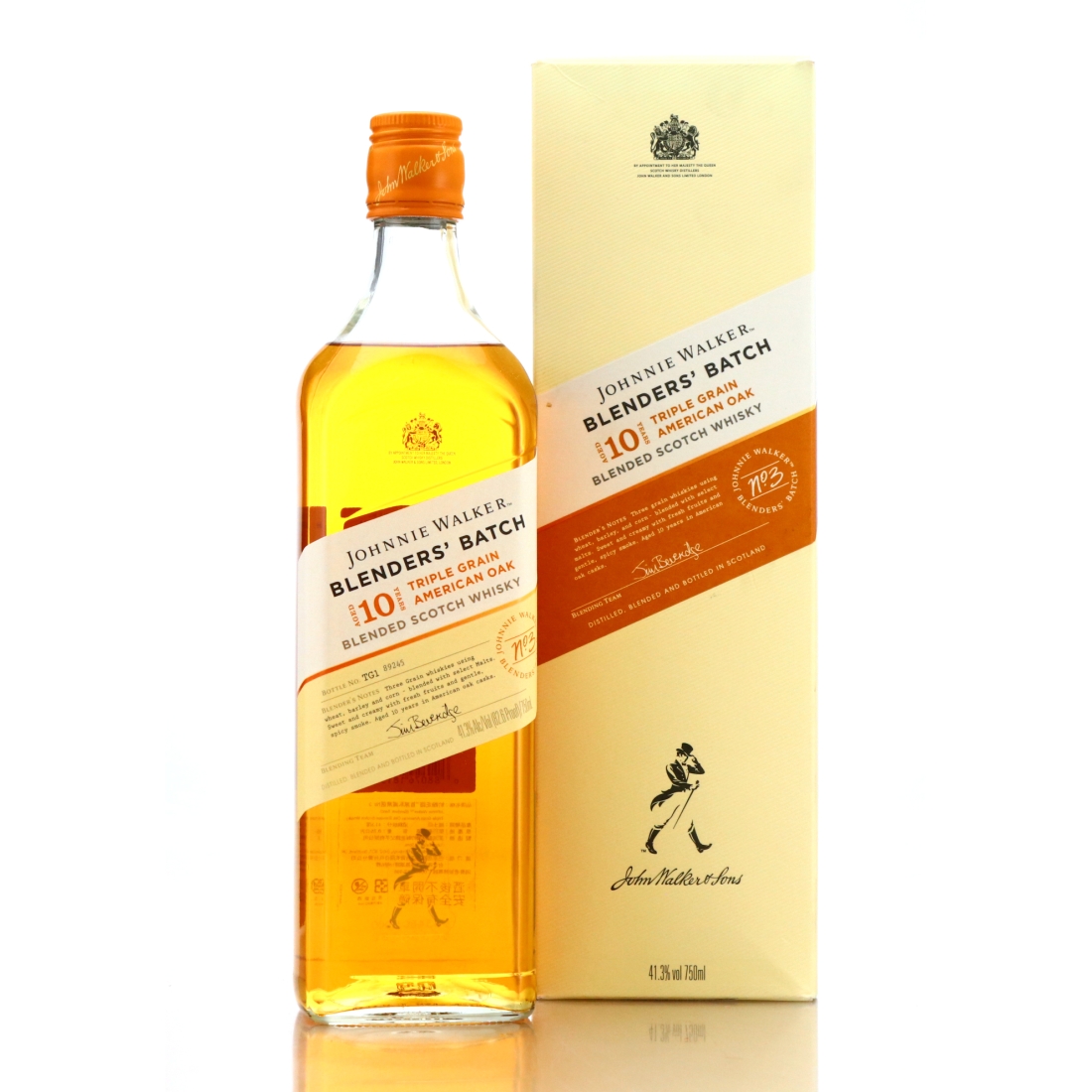 Johnnie Walker 10 Year Old Blenders' Batch #3 Triple Grain 75cl / US Import