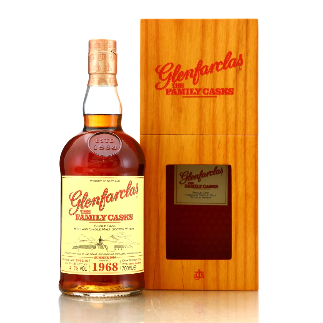 Glenfarclas 1968 Family Cask #5243 / Summer 2016