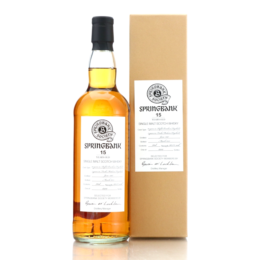 Springbank 1997 Springbank Society 15 Year Old / Madeira Finish