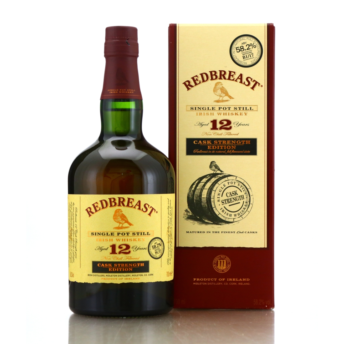 Redbreast 12 Year Old Cask Strength #B1/17