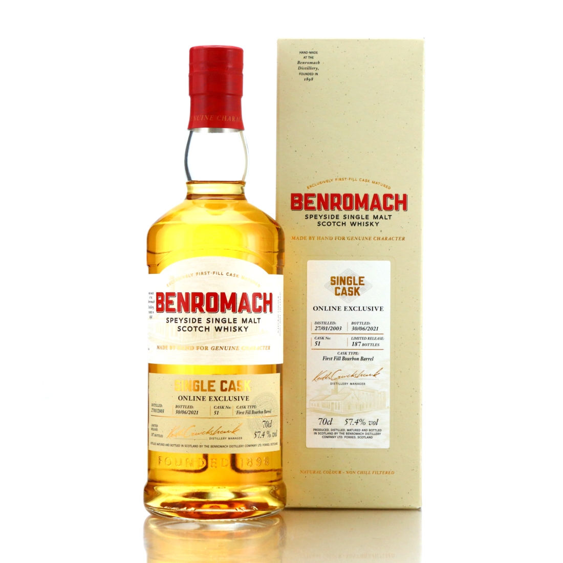 Benromach 2003 Single Bourbon Cask #51 / Online Exclusive