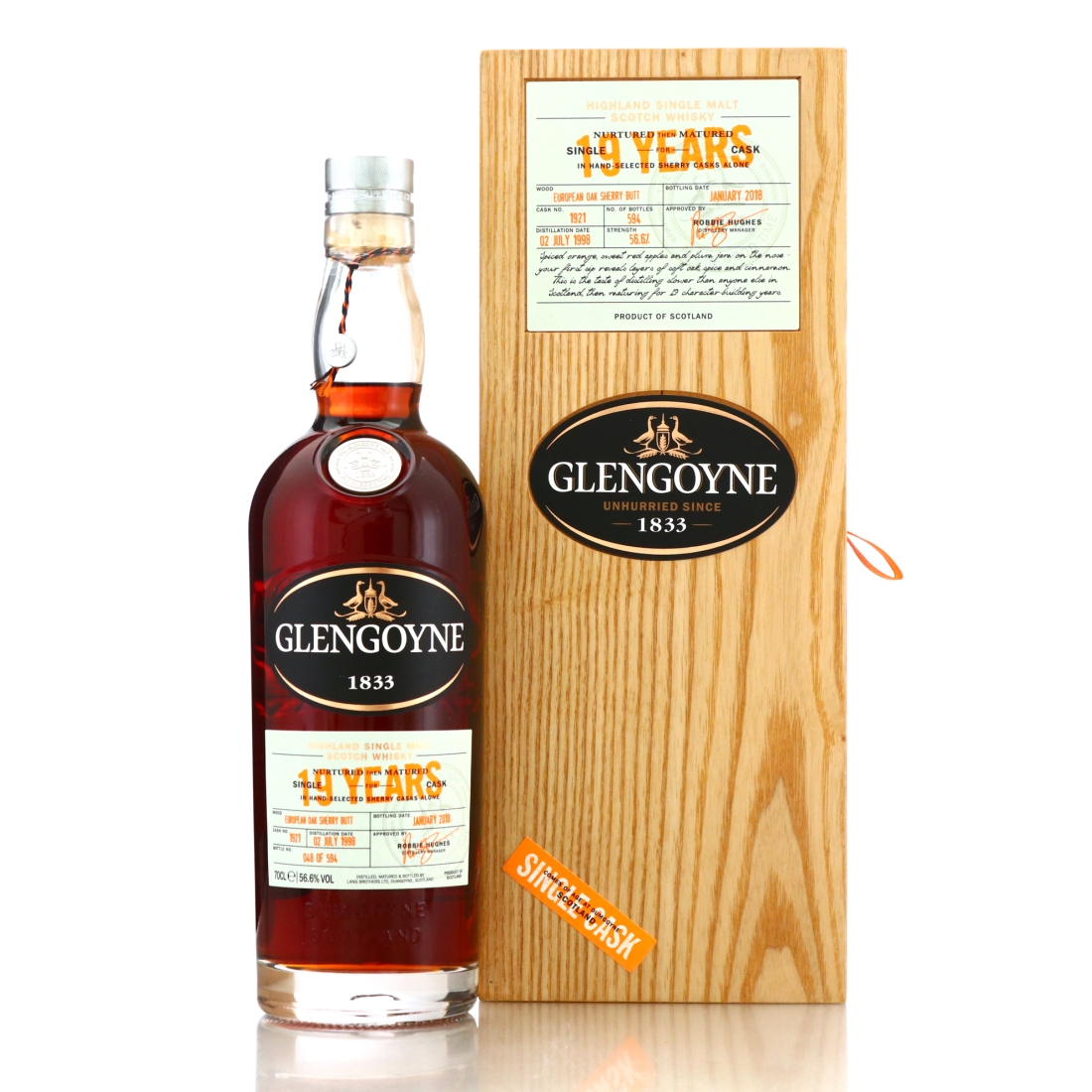 Glengoyne 1998 Single Sherry Cask 19 Year Old #1921