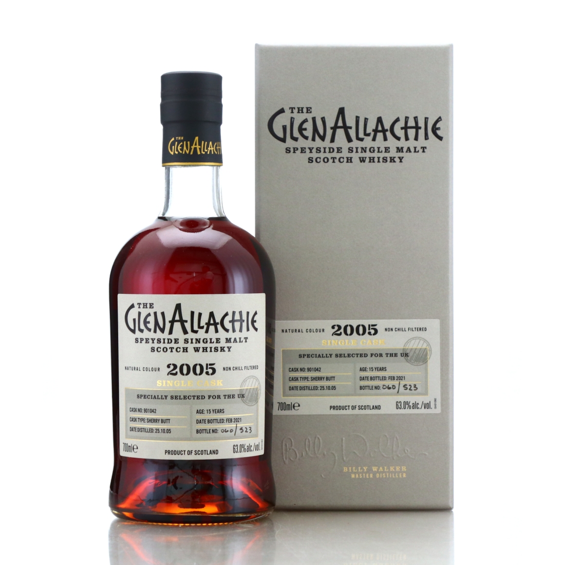 Glenallachie 2005 Single Sherry Cask 15 Year Old #901042 / UK