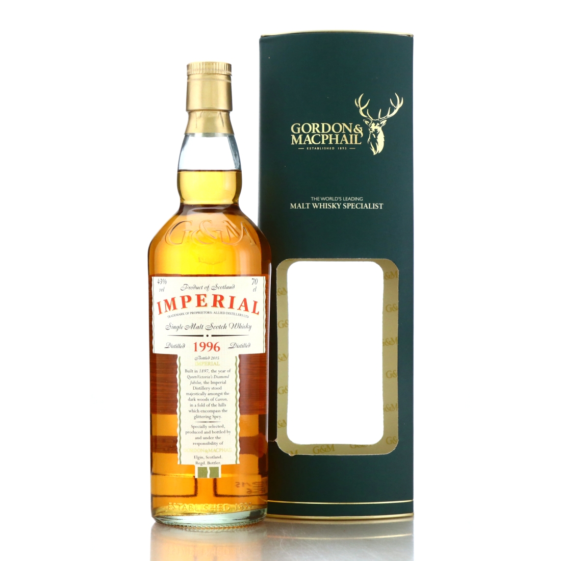 Imperial 1996 Gordon and MacPhail bottled 2015