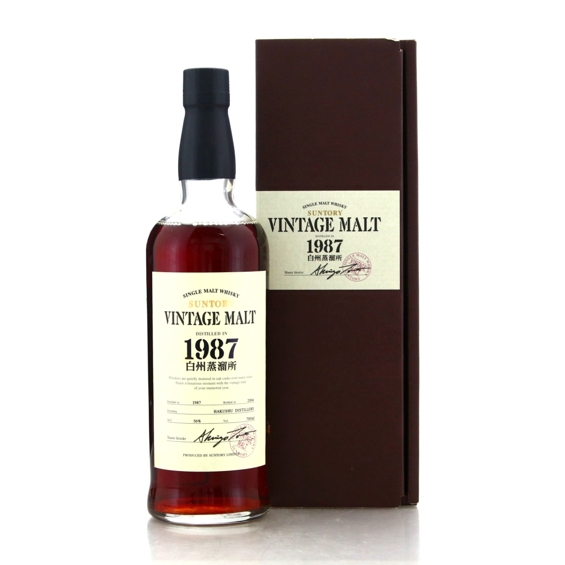 Hakushu 1987 Suntory Vintage Malt