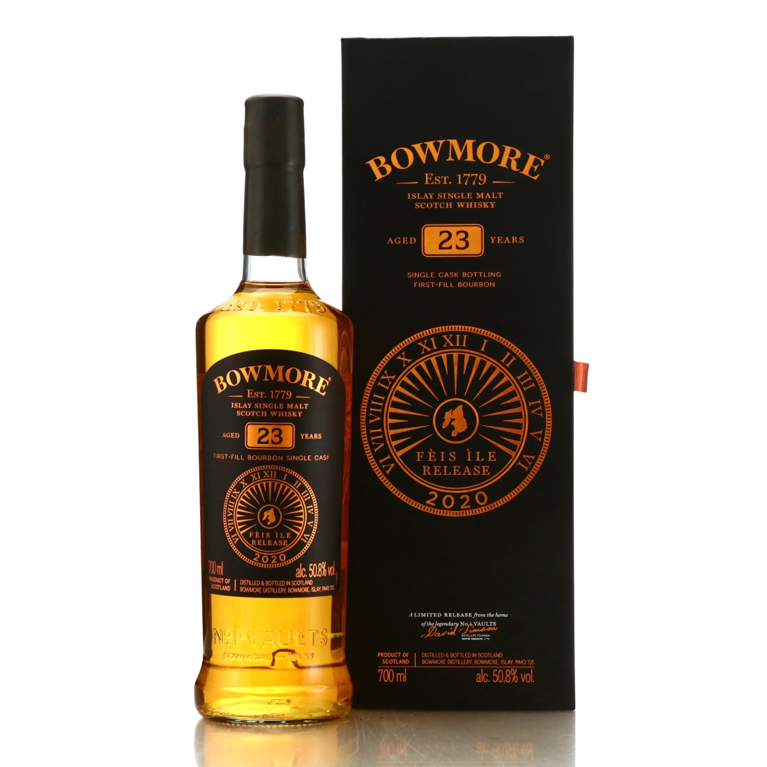 Bowmore 1996 Single Bourbon Cask 23 Year Old / Feis Ile 2020
