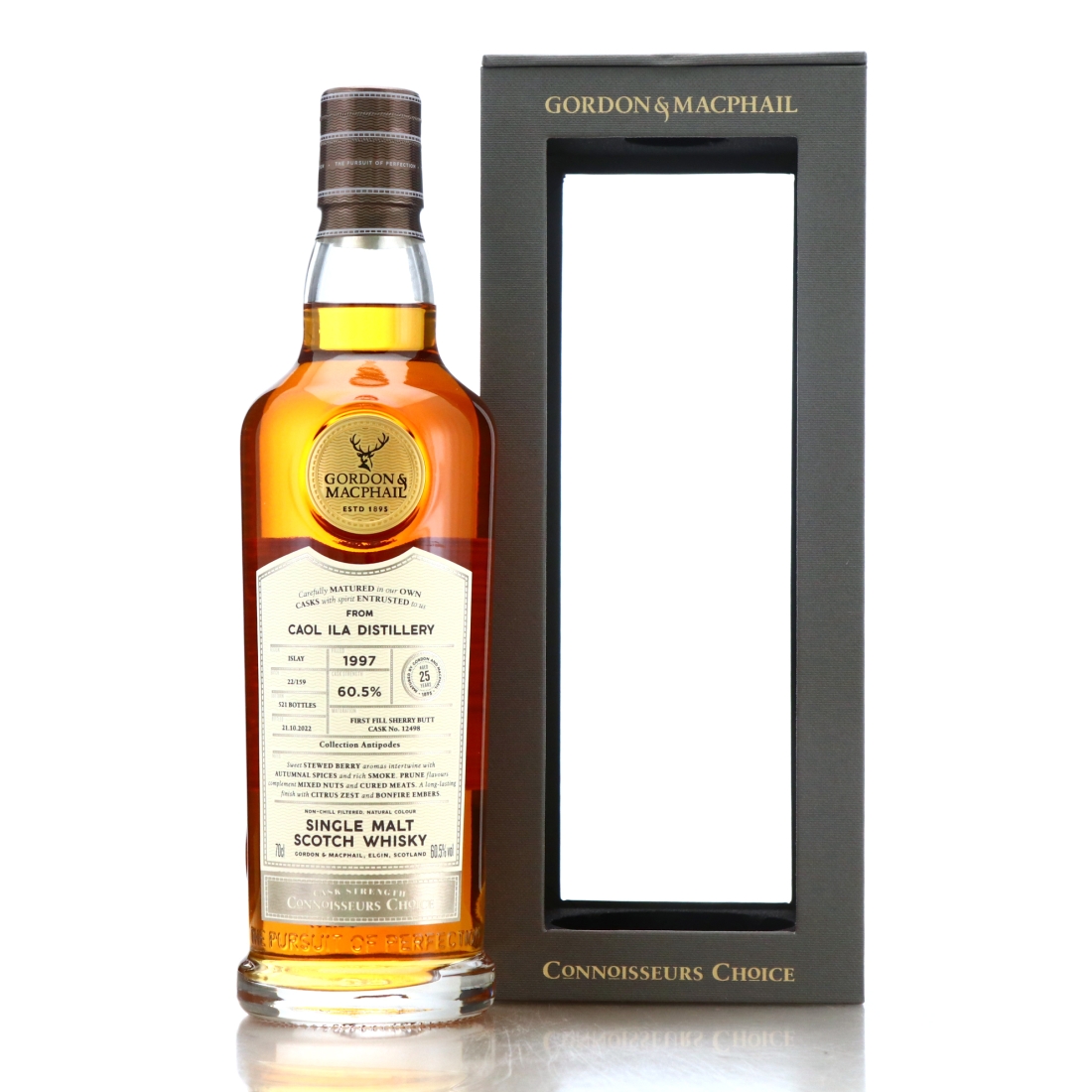 Caol Ila 1997 Gordon and MacPhail 25 Year Old Batch #22/159 / Collection Antipodes