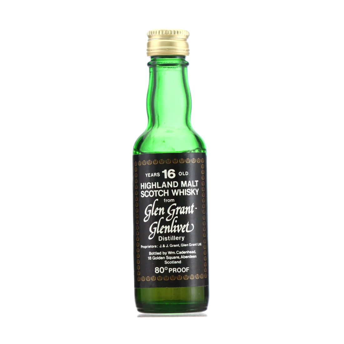 Glen Grant 16 Year Old Cadenhead's Miniature 1970s