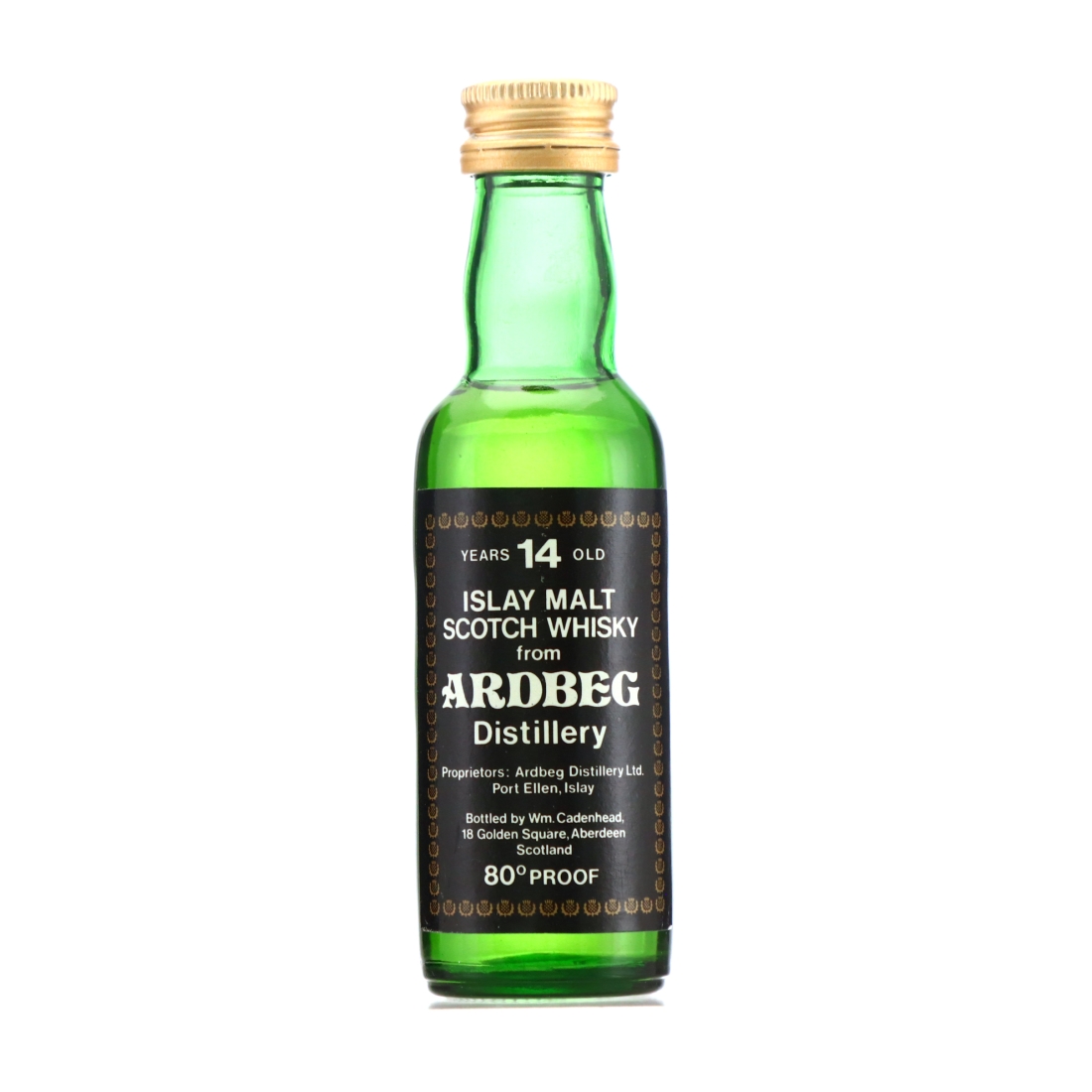 Ardbeg 14 Year Old Cadenhead's Miniature 1970s