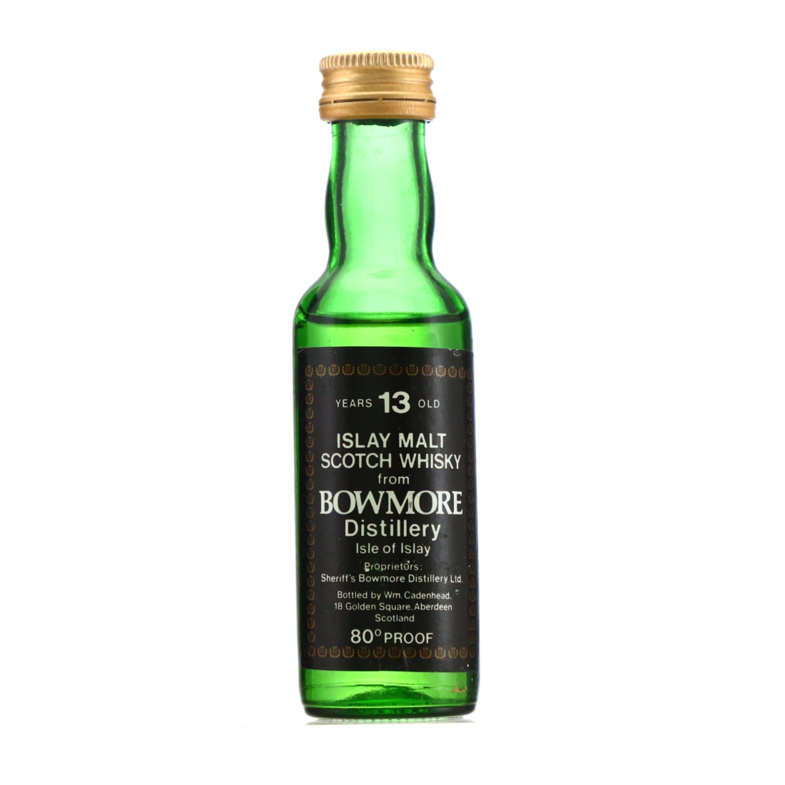 Bowmore 13 Year Old Cadenhead's Miniature 1970s