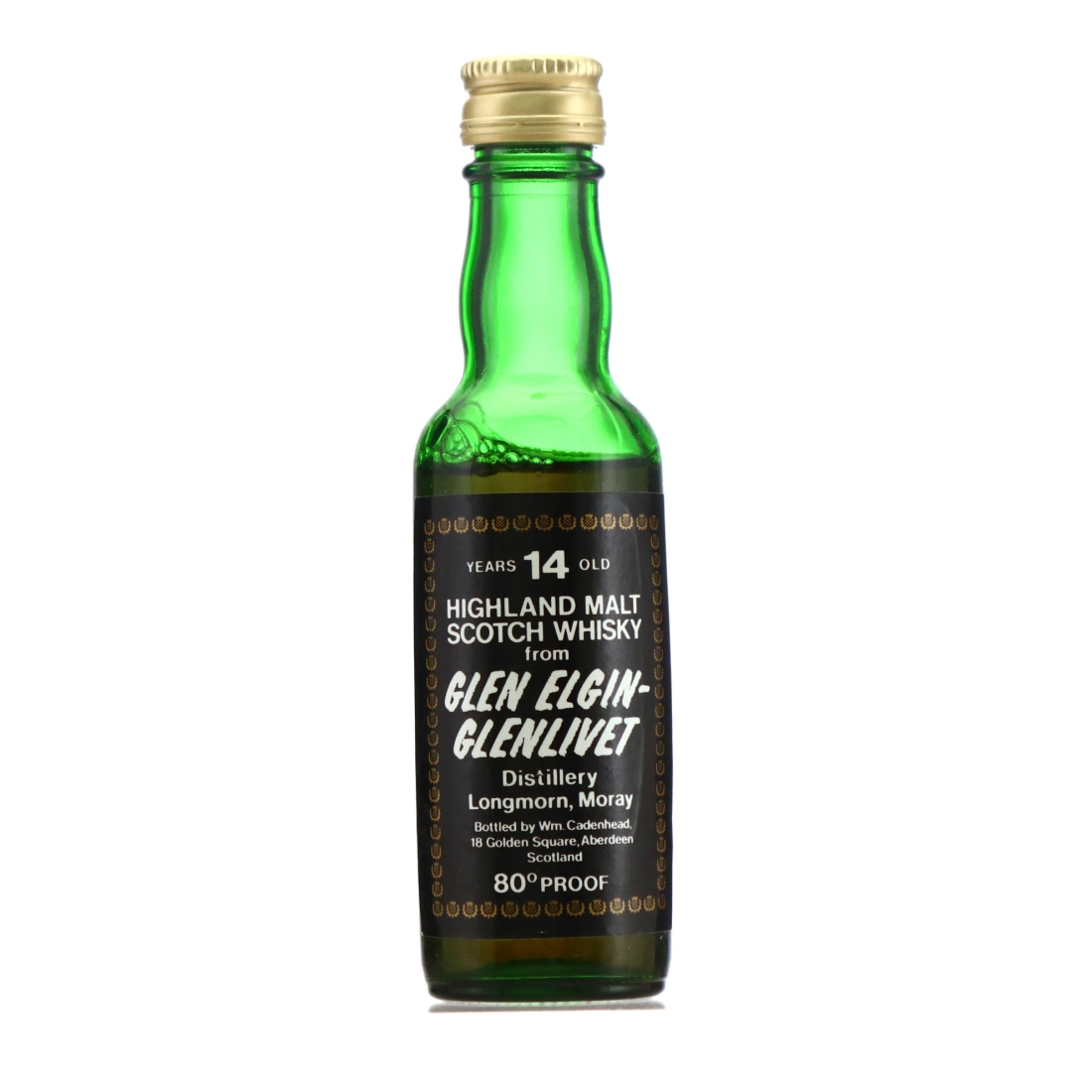 Glen Elgin 14 Year Old Cadenhead's Miniature 1970s