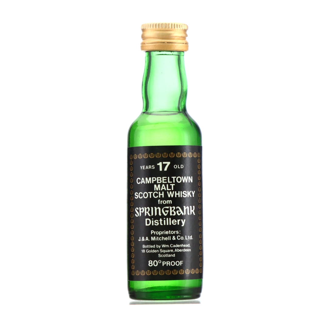 Springbank 17 Year Old Cadenhead's Miniature 1970s