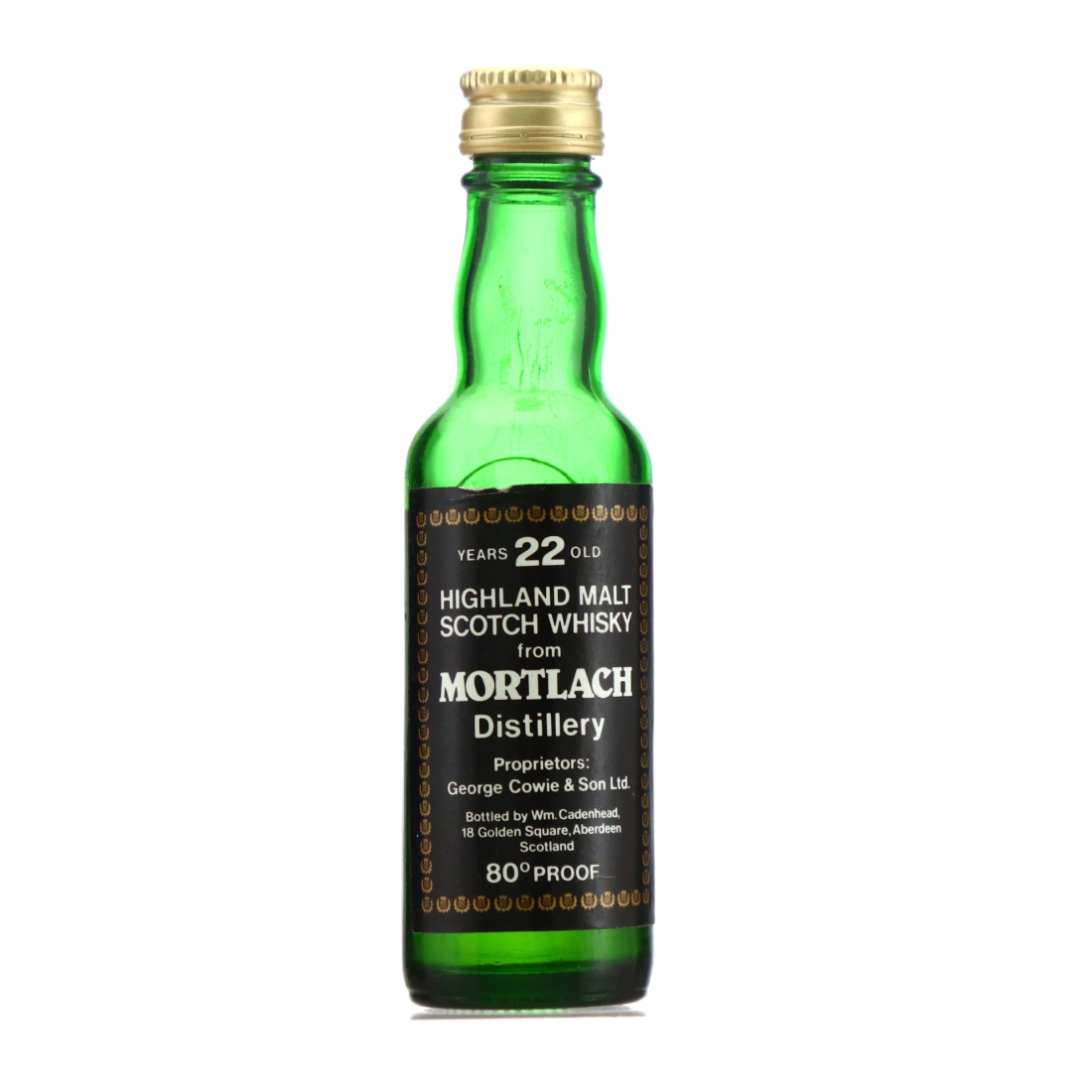 Mortlach 22 Year Old Cadenhead's Miniature 1970s