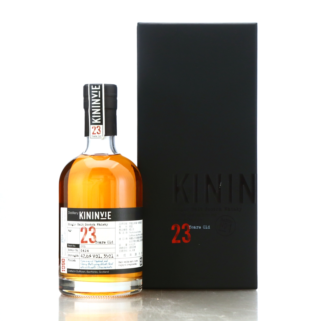 Kininvie 1990 23 Year Old Batch #001 35cl