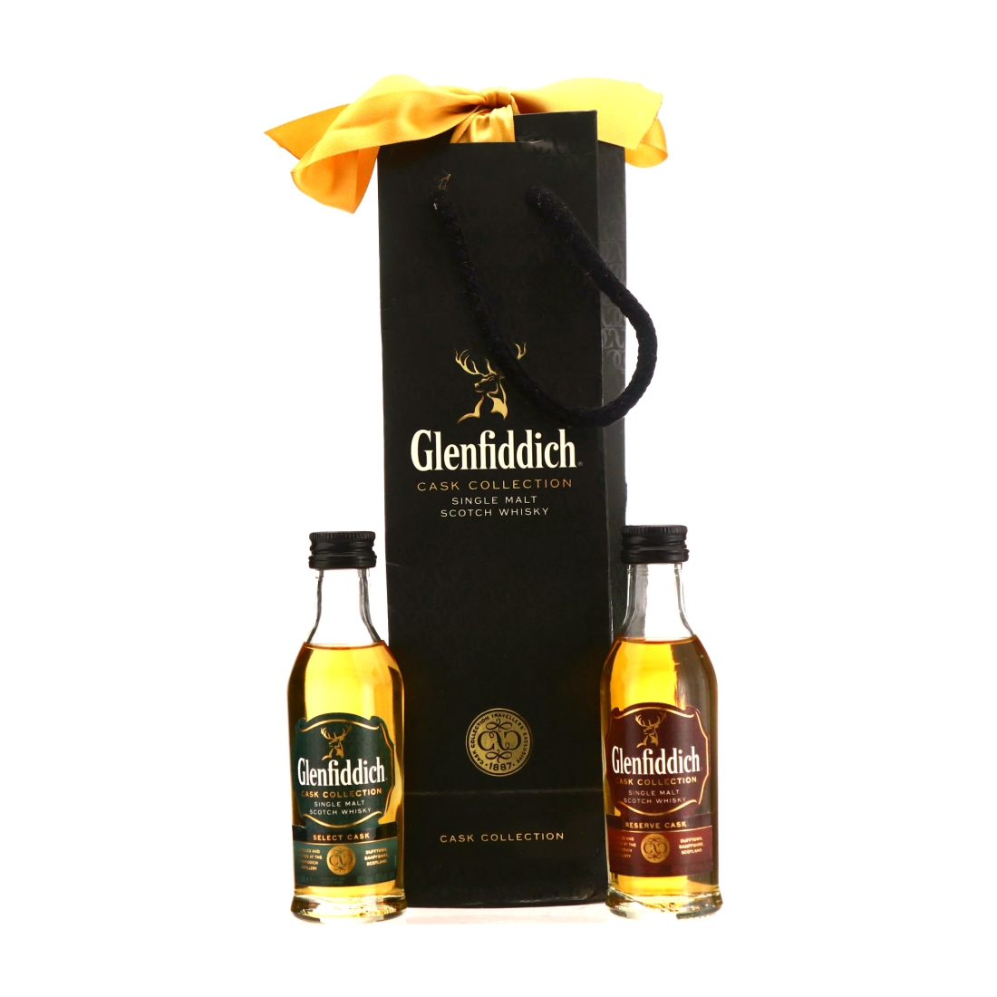 Glenfiddich Select & Reserve Cask Miniature x 2