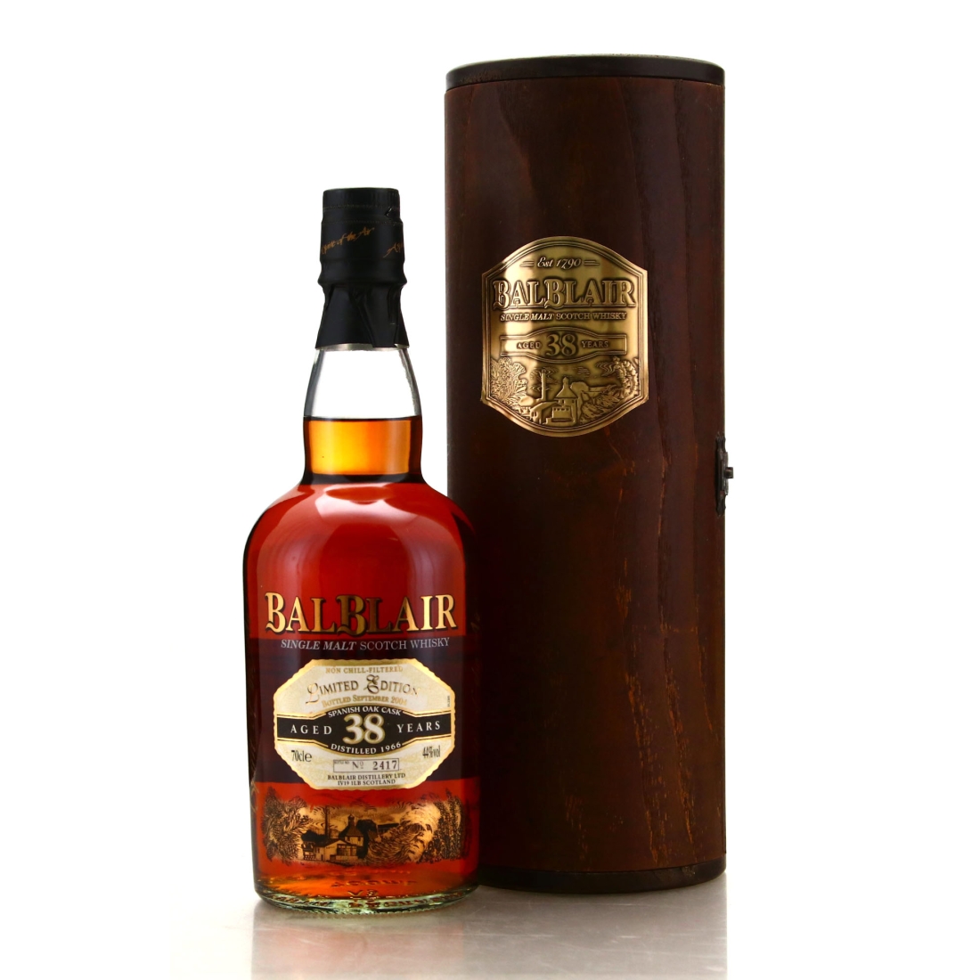 Balblair 1966 Spanish Oak Cask 38 Year Old