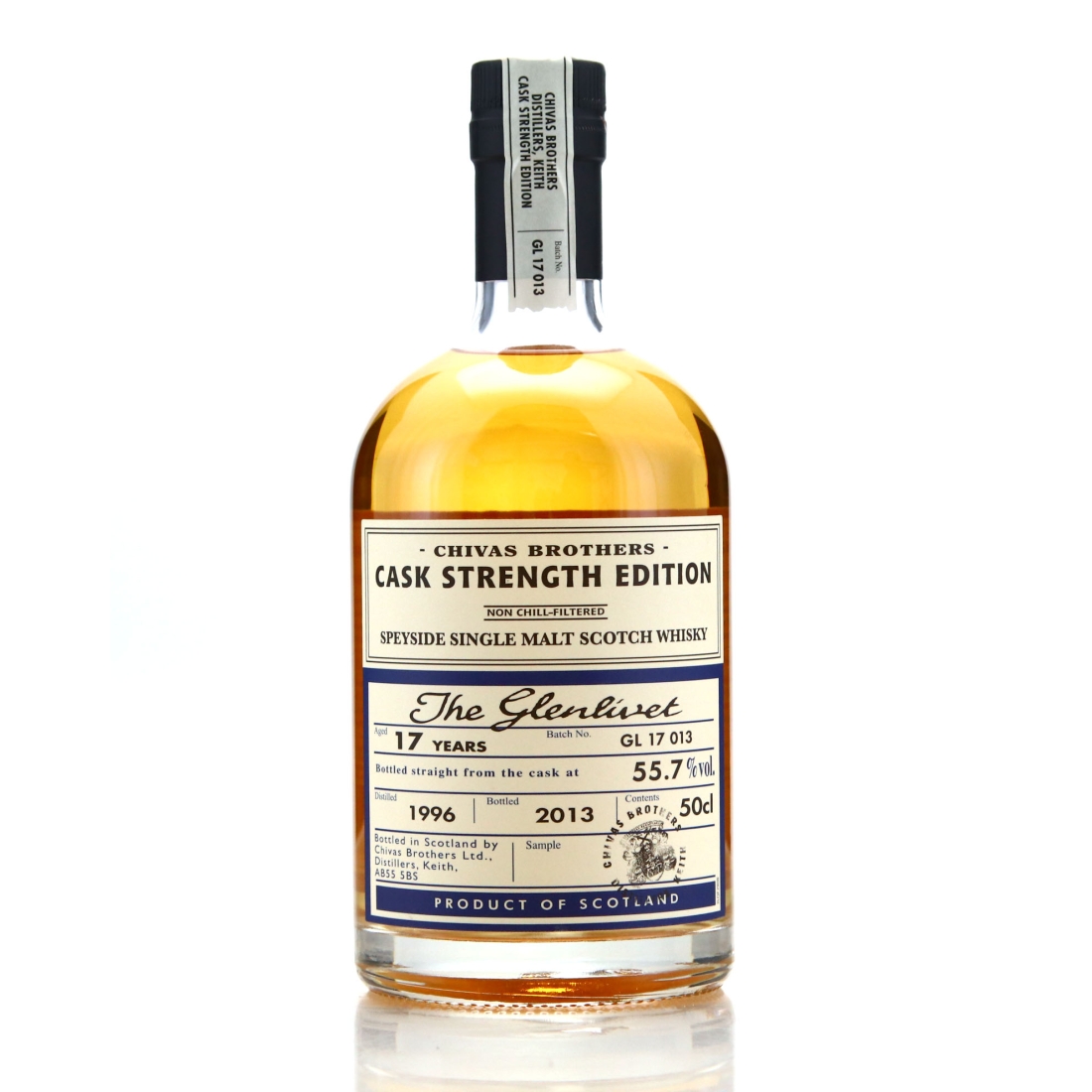 Glenlivet 1996 Cask Strength 17 Year Old Batch #13