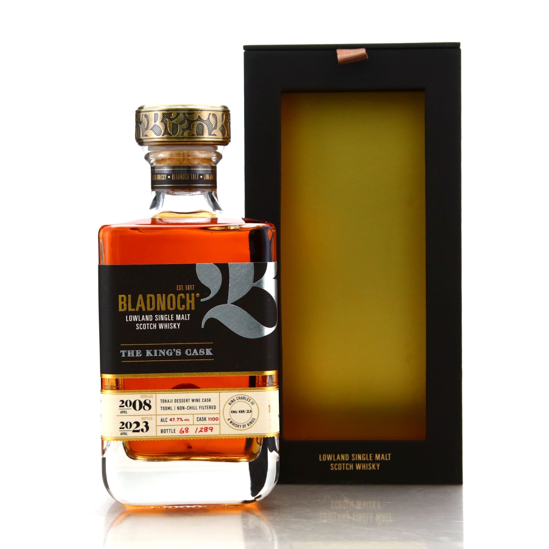 Bladnoch 2008 Single Tokaji Cask #1100 / The King's Cask