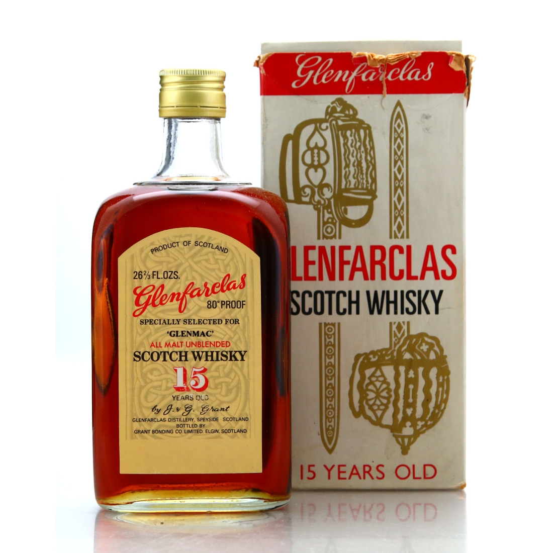 Glenfarclas 15 Year Old Grant Bonding Co 1970s