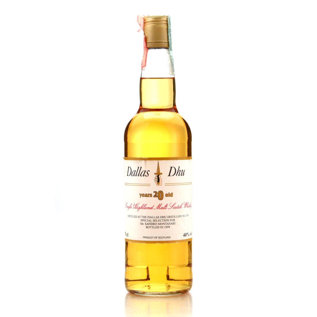 Dallas Dhu 1979 Sandro Montanari 20 Year Old 